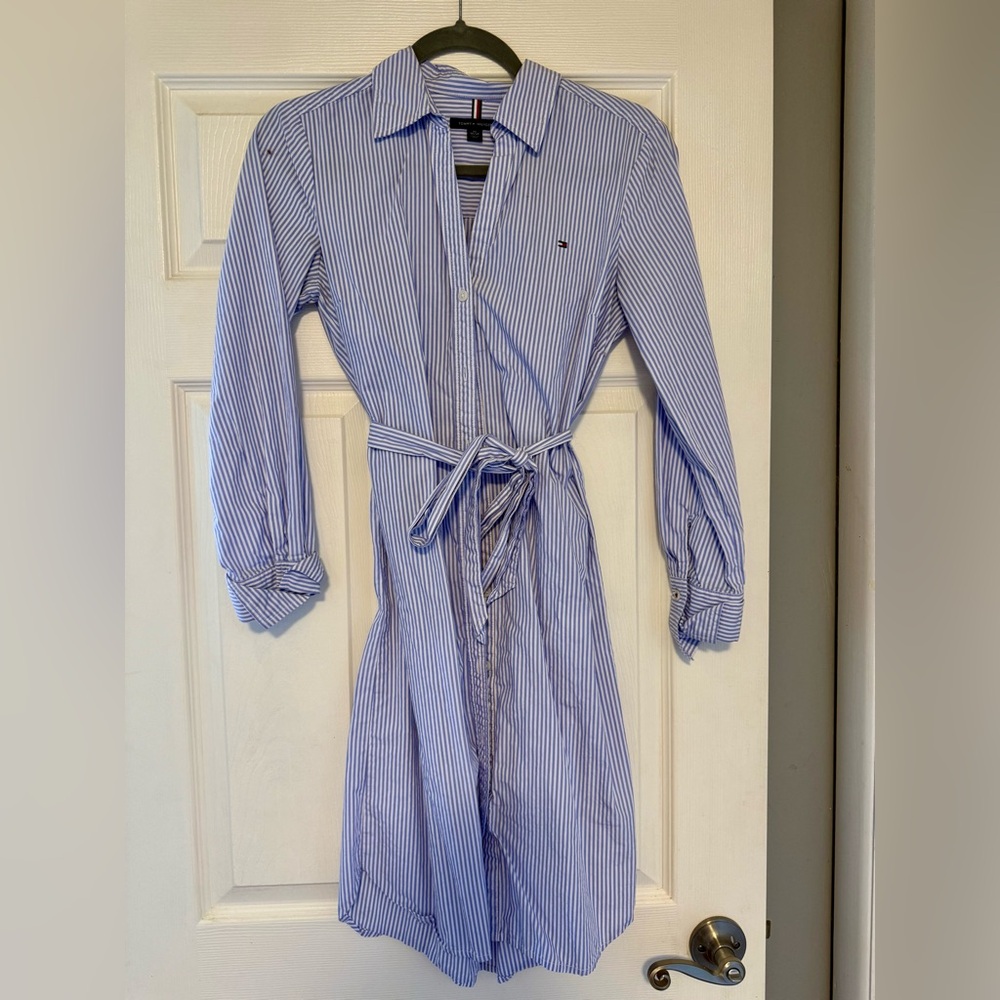 Tommy Hilfiger Light Blue Striped Shirt